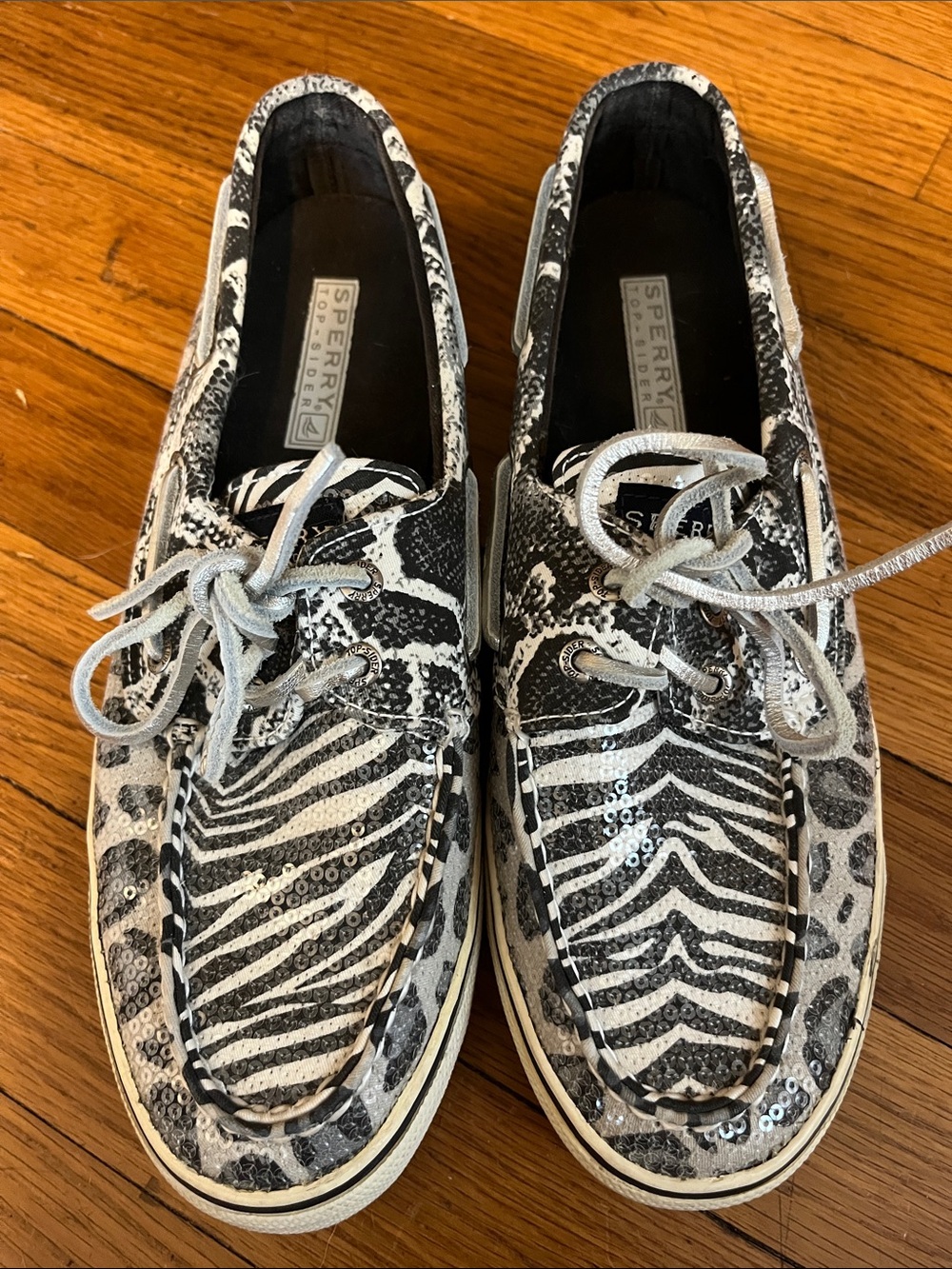 Sperry Women’s SZ7 Sequin Topsiders